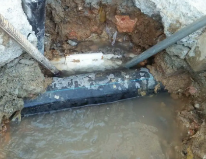 萝北测漏水之水管漏水